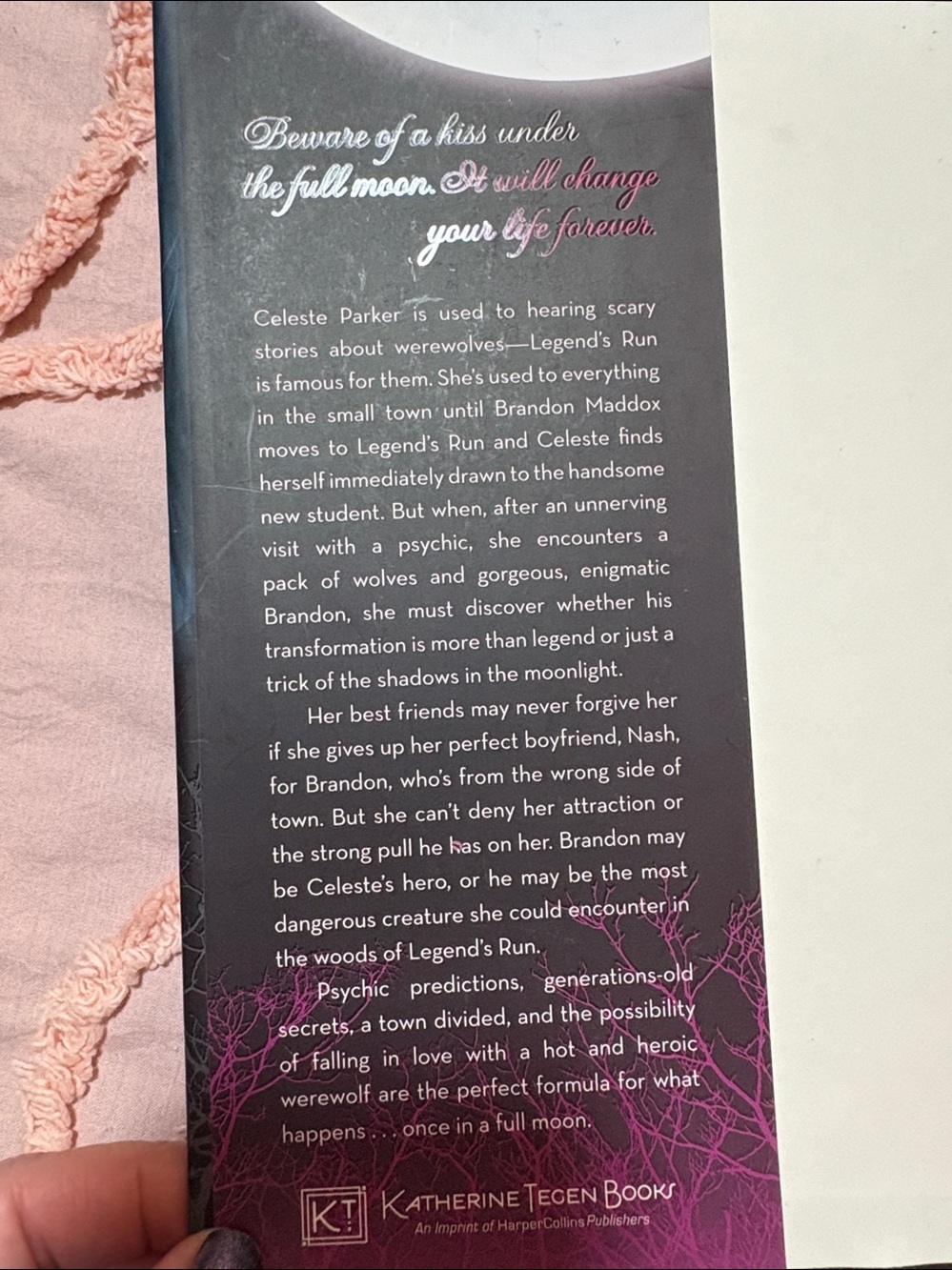 Once in a Full Moon by Ellen Schreiber -hardback - Picture 3 of 4